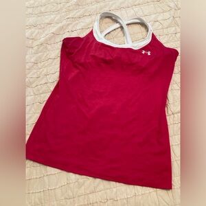 Women’s Under Armour racer back crisscross tank top